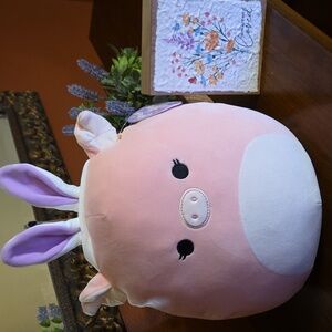 Squishmallows Hettie the Pig With Bunny Ears NWT